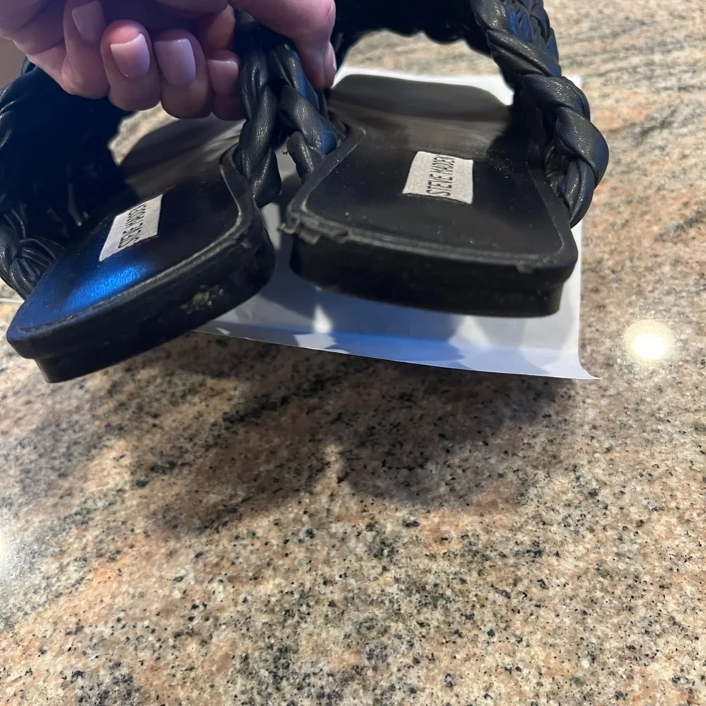 Steve Madden Marina Sandals in Black Size 11 - Picture 3 of 4